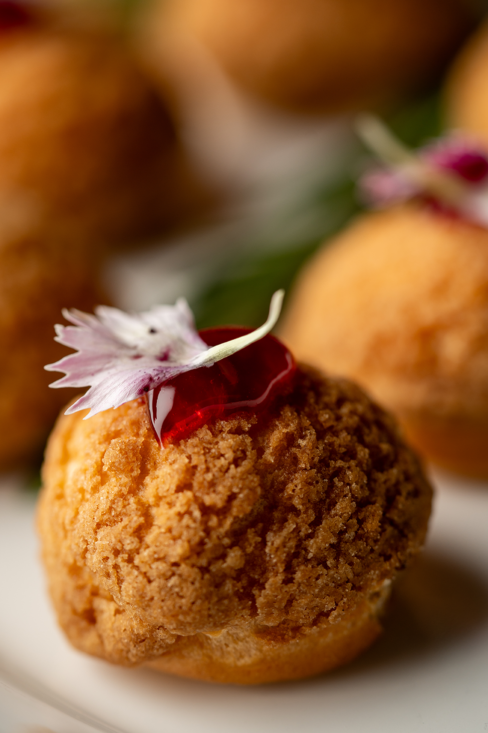 Profiterole de foie de volaille